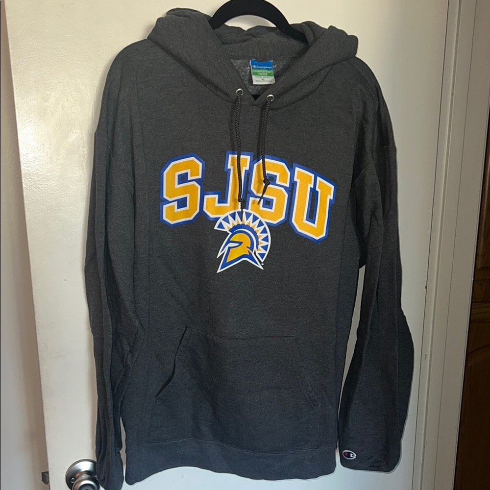 Champion SJSU Gray Hoodie